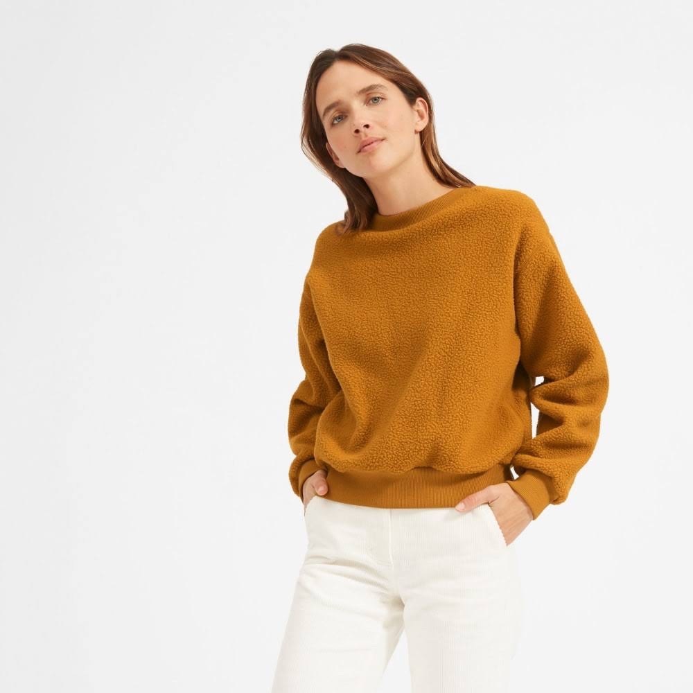 Everlane Shearling Sweatshirt
